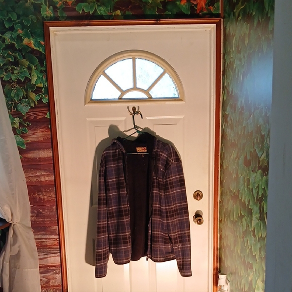 Men's Plaid Shirt Jacket RL52 - Picture 1 of 7